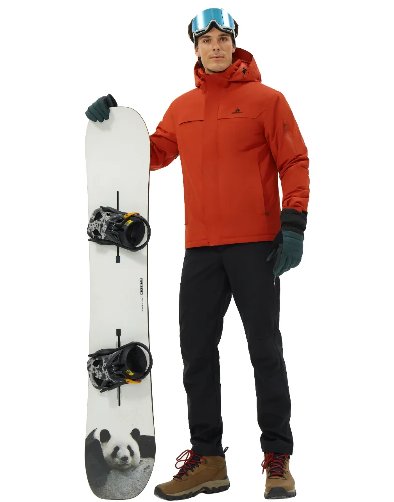 Pioneer Camp Men's Fleece-Lined Ski Jacket, polar fleece (2)