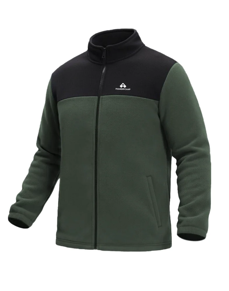 Pioneer Camp Men's Full-Zip Fleece Jacket, 400 gsm