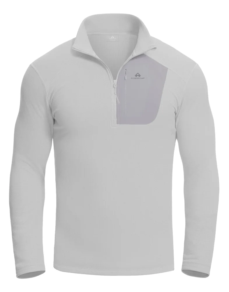 Pioneer Camp Men's Grid Fleece Half-Zip, quarter zip
