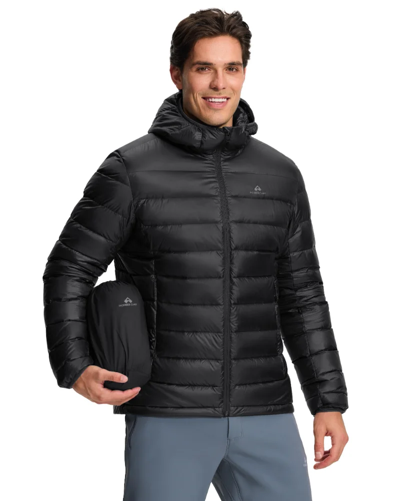 Pioneer Camp Men's PrimaLoft Down Hooded Jacket