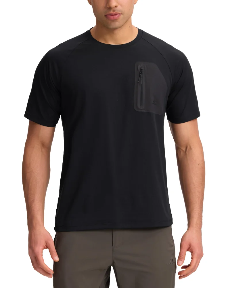 Pioneer Camp Men's Quick-Dry Shirt in Black, S to 3XL