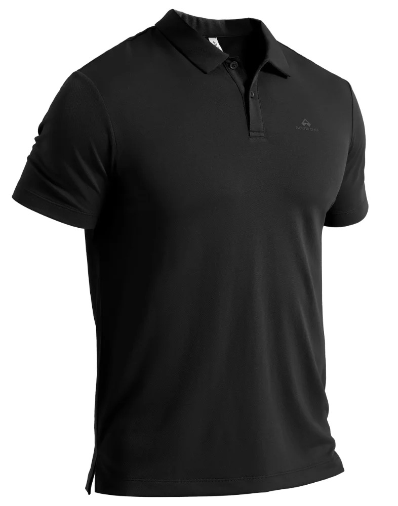 Pioneer Camp Men's UPF Polo Shirt, collar