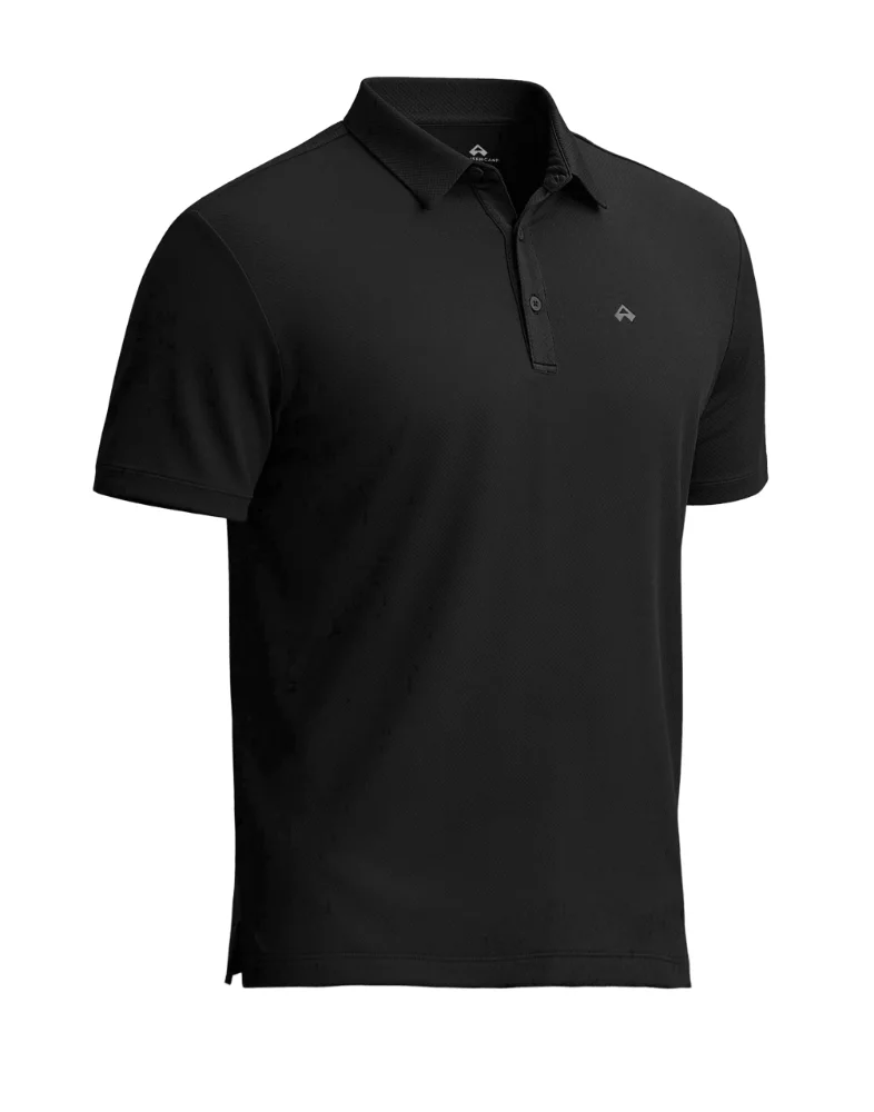 Pioneer Camp Men's UPF Polo Shirt, snap placket