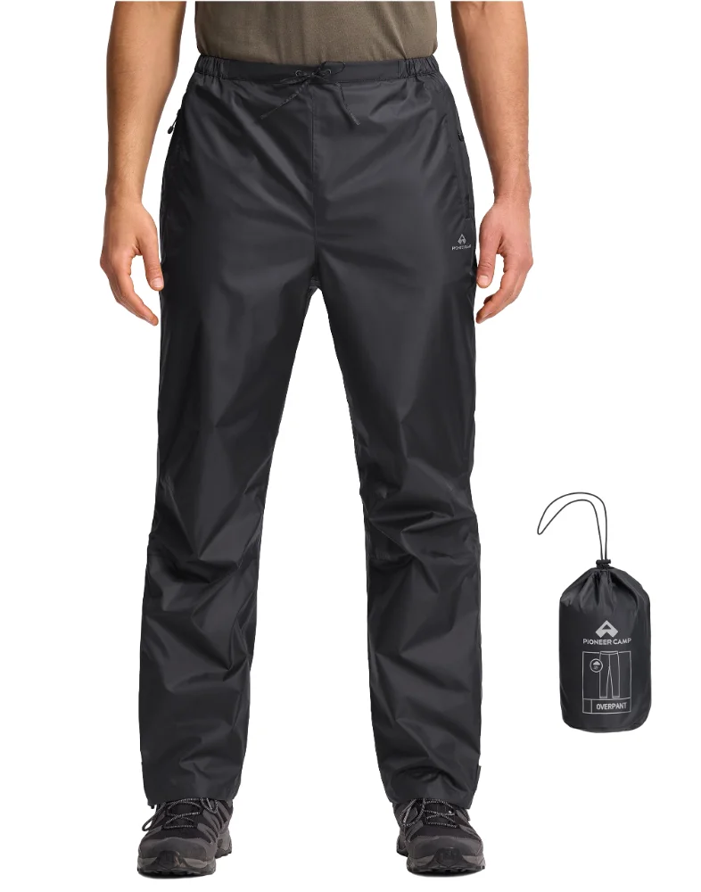 Pioneer Camp Men's Waterproof Trousers, black