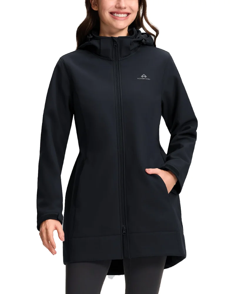 Pioneer Camp Women's Fleece-Lined Rain Jacket