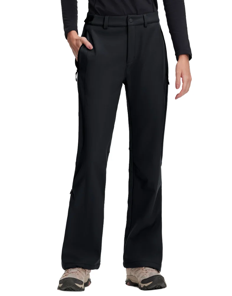 Pioneer Camp Women's Fleece-Lined Trousers in Black