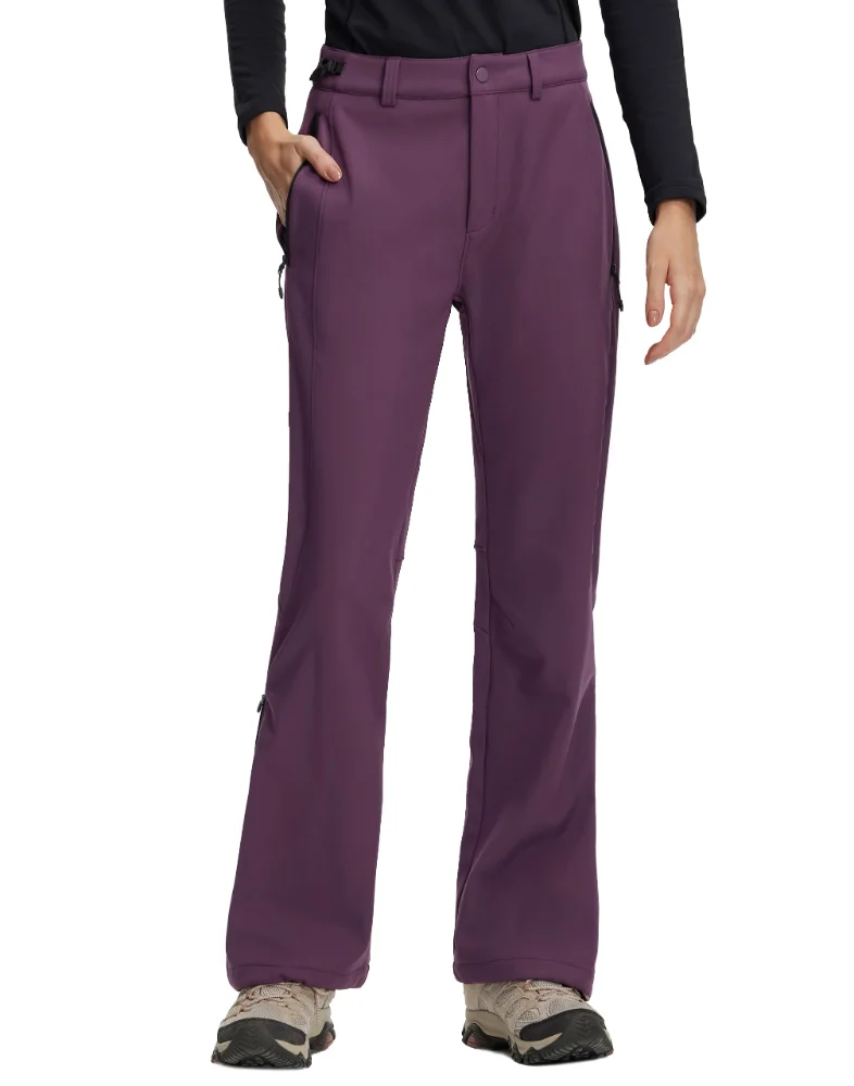 Pioneer Camp Women's Fleece-Lined Trousers in Midnight Purple