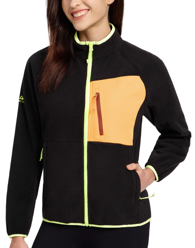 Pioneer Camp Women's Full-Zip Fleece Jacket in Black, S to 2XL (2)
