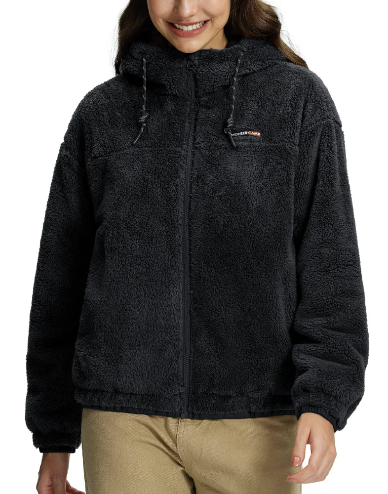 Pioneer Camp Women's Full-Zip Sherpa Hoodie