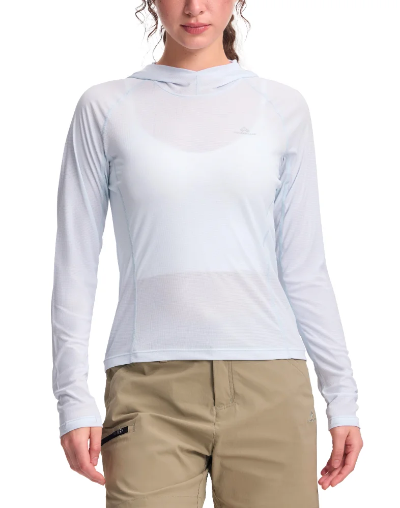 Pioneer Camp Women's Quick-Dry Zip Hoodie, long sleeve