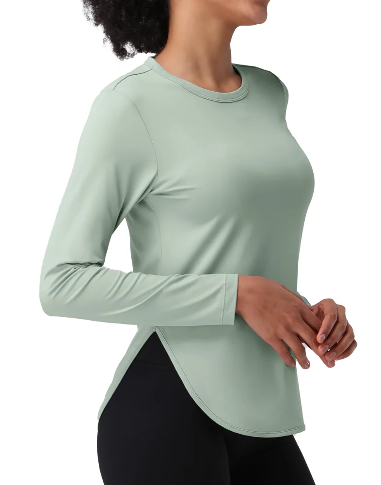 Pioneer Camp Women's UPF Long-Sleeve Sun Shirt, sage green