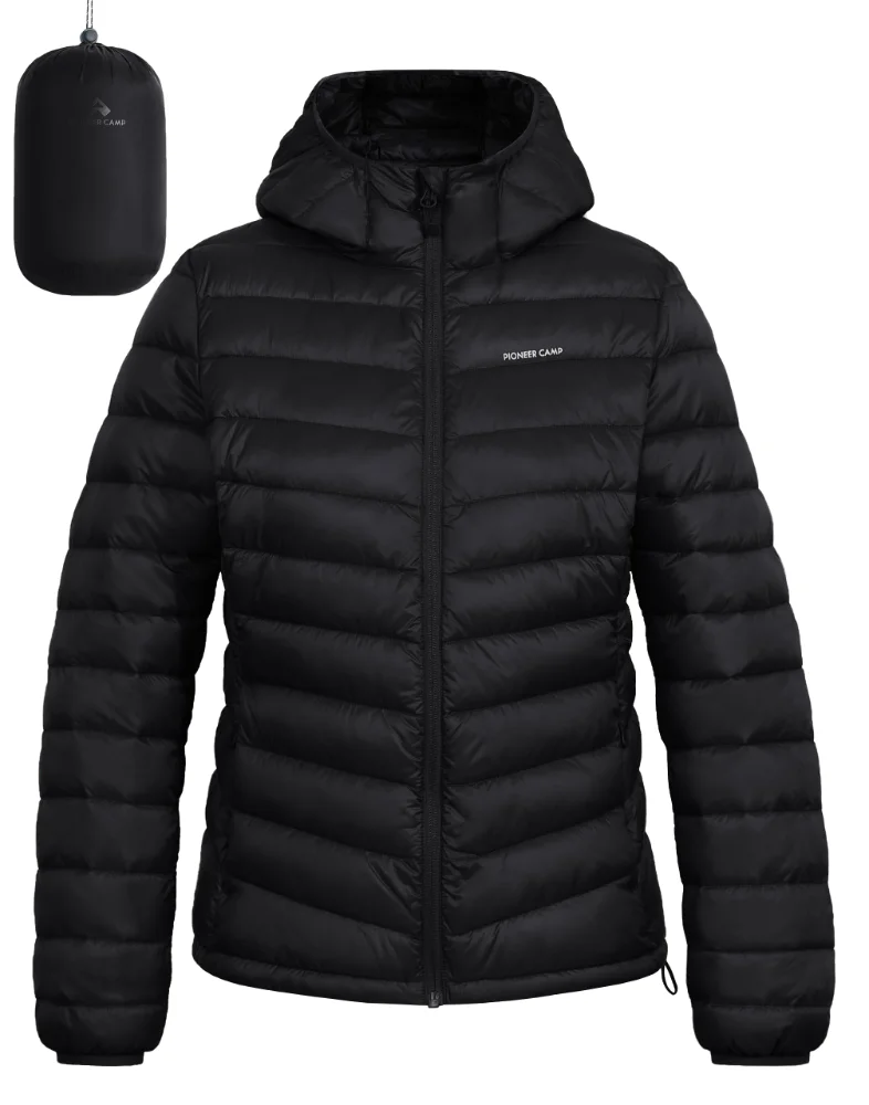 Pioneer Camp Women's Water-Resistant Puffer Jacket, synthetic fill